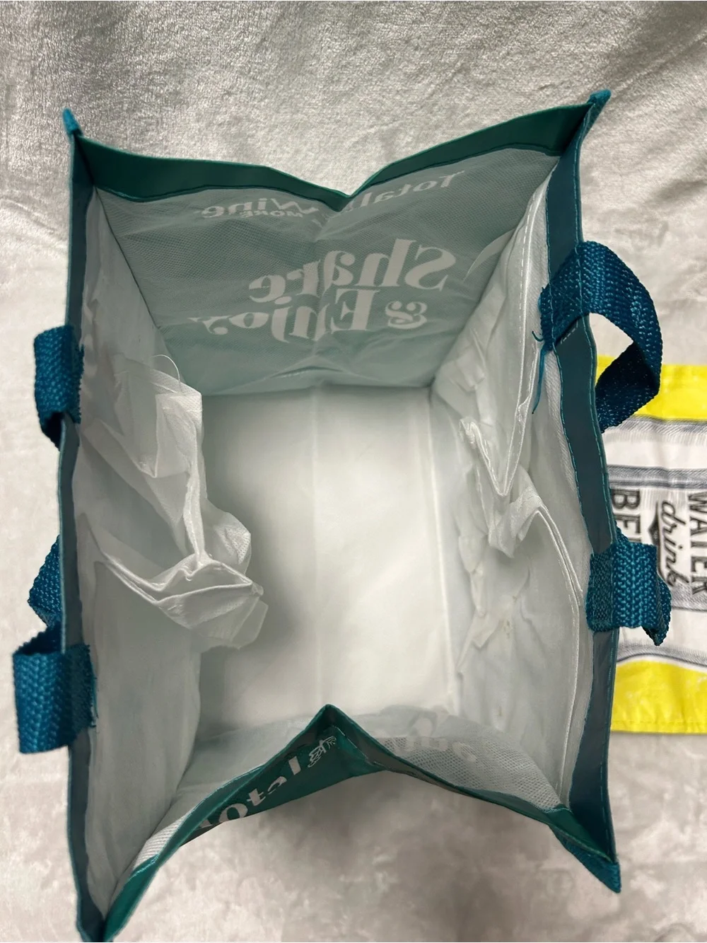 4 small grocery shopping reusable tote bags